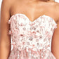 Fashionable Homecoming Dress Sweetheart Sequins Flower Applique A-Line Back to School Outfits Party Dress D7889