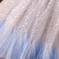 Unique Homecoming Dress Strapless Sequins Bead Tulle Back to School Outfits Party Dress  D7745
