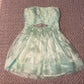 Stunning Homecoming Dress Strapless Rinestone Tulle A-Line Back to School Outfits Party Dress D7926