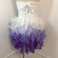 Stunning Homecoming Dress Sweetheart Rinestone Sequins Pleated Tulle Cascade Back to School Outfits Party Dress D7934