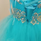 Stunning Homecoming Dress Sweetheart Sequins Bead A-Line Tulle Cascade Back to School Outfits Party Dress D7941