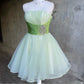 Stunning Homecoming Dress Strapless Rinestone Tulle A-Line Back to School Outfits Party Dress D7930