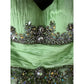 Stunning Homecoming Dress Spaghetti Strap Rinestone Beaded Sequins Tulle Cascade A-Line Back to School Outfits Party Dress D7932