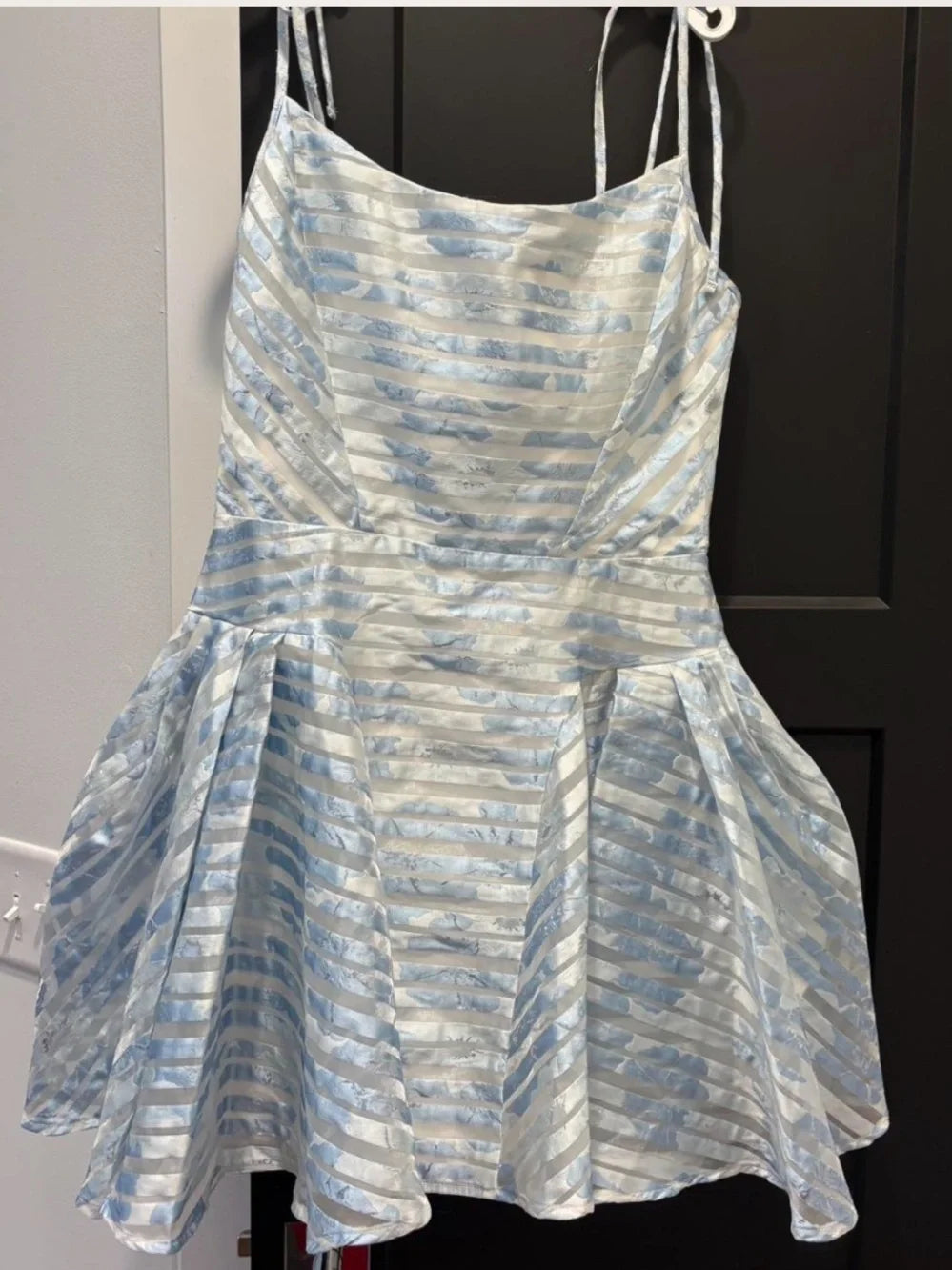 Fashionable Homecoming Dress Spaghetti Strap A-Line Back to School Outfits Party Dress D7857