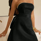 Fashionable Homecoming Dress Strapless Pearl Bowknot A-Line Back to School Outfits Party Dress D7840