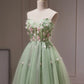 Charming Homecoming Dress Sweetheart Tulle Beaded Flowers Short Prom Dress Back to School Outfits Party Dress  D6092