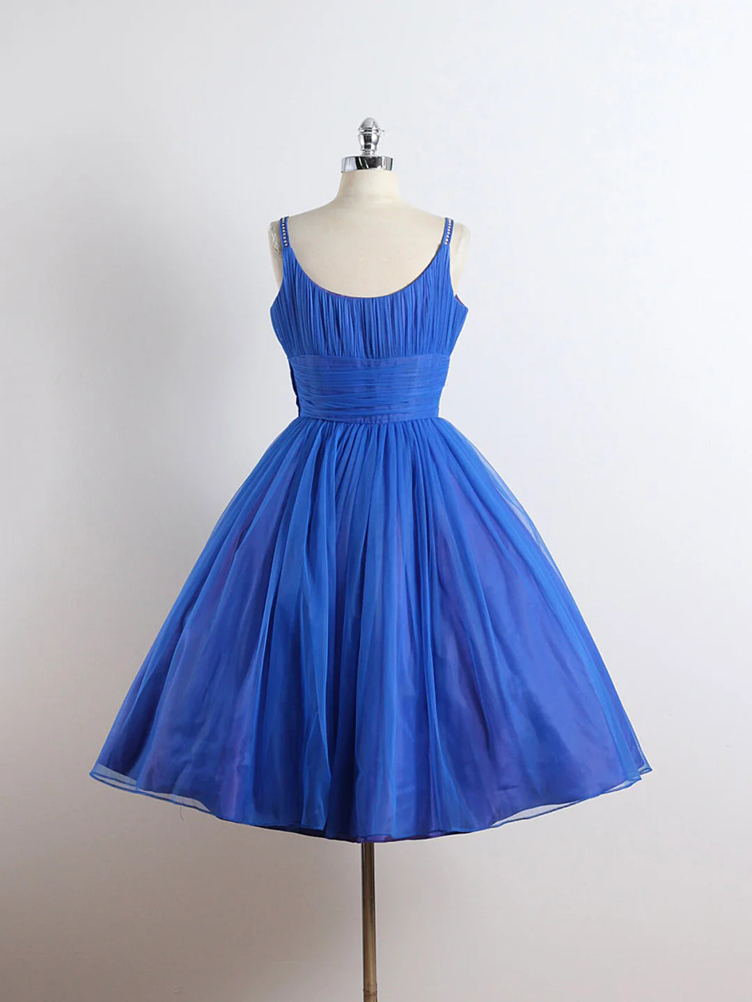 Pretty Homecoming Dress Spaghetti Straps Tulle Pleated Short Prom Dress Back to School Outfits Party Dress  D6090
