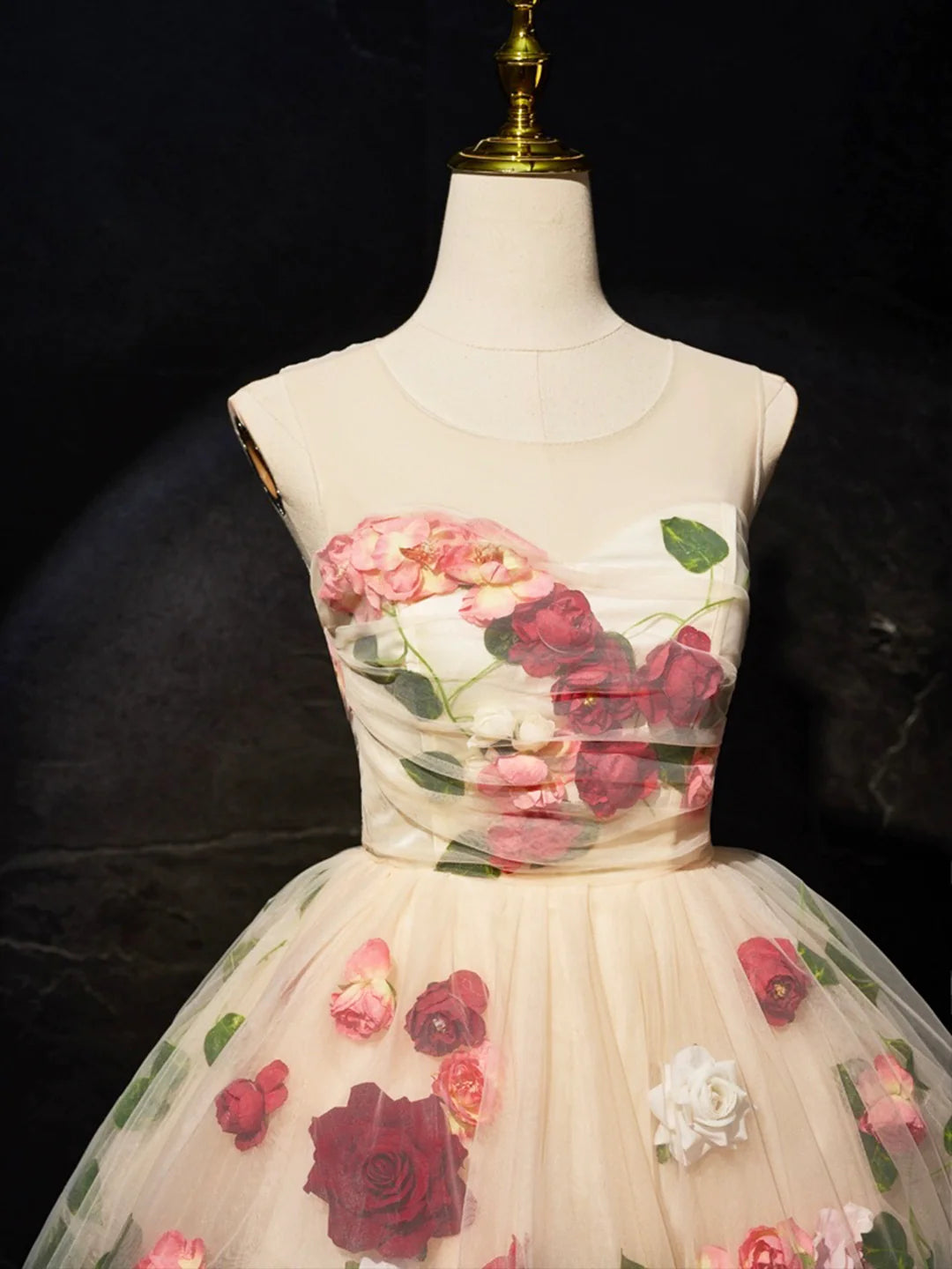 Chic Homecoming Dress Sweetheart Lace Flower Short Prom Dress Back to School Outfits Party Dress  D6088