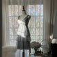Pretty Homecoming Dress V Neck Tulle Cascade Dress Back to School Outfits Party Dress  D6429