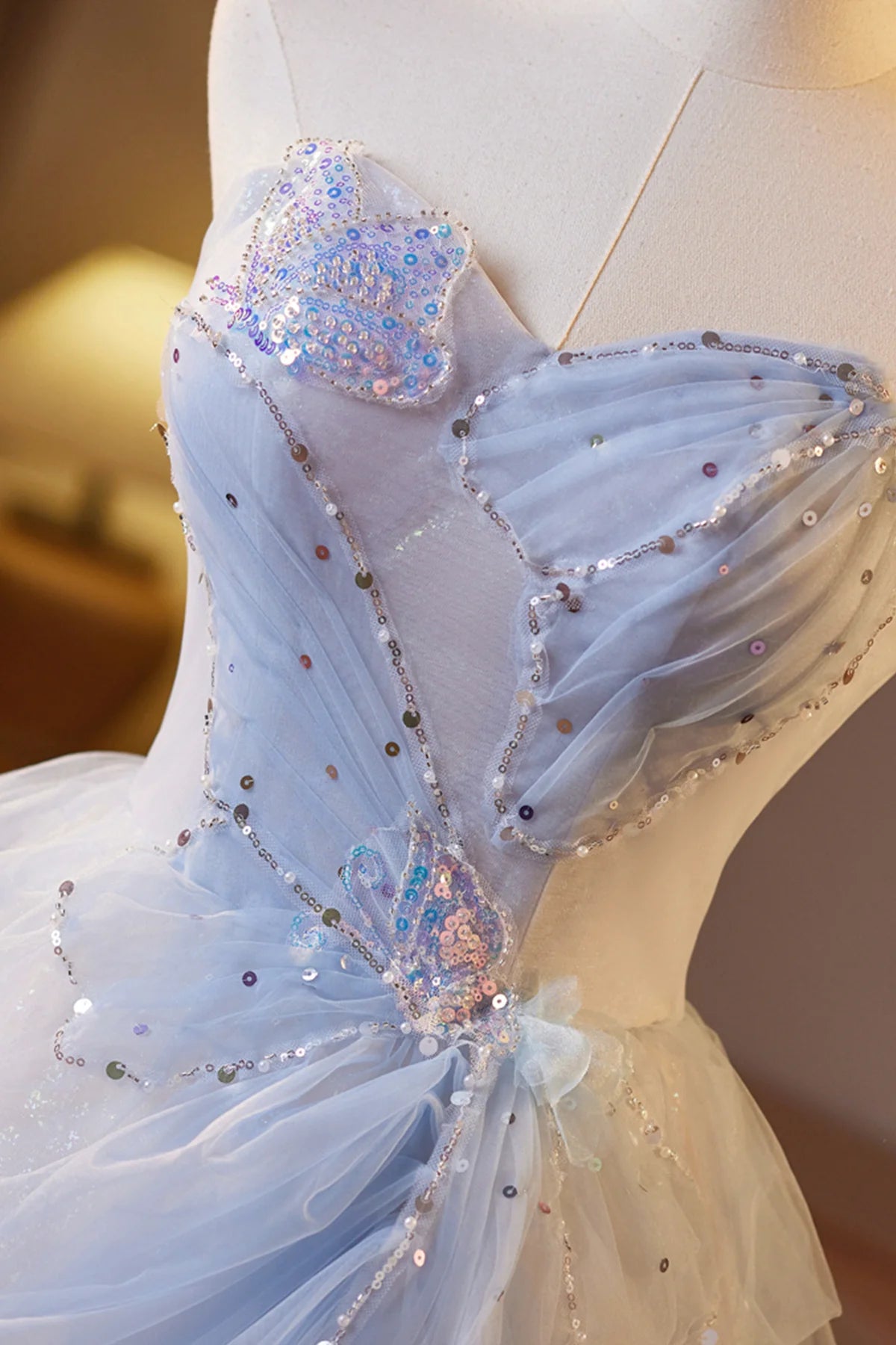 Sweet Homecoming Dress  Sweetheart Tulle Lace Sequins Short Prom Dress Back to School Outfits Party Dress  D6026