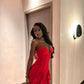 New Homecoming Dress Spaghetti Strap Soutache Back to School Outfits Party Dress D7616