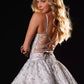 Unique Homecoming Dress Sweetheart Halter Pleated A-Line Flower Back to School Outfits Party Dress D7776