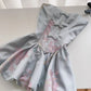 Sweet Homecoming Dress Strapless Beaded Button Back to School Outfits Party Dress D7527