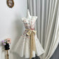 New Homecoming Dress Jewel Pleated Bowknot Back to School Outfits Party Dress D6935