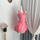 New Homecoming Dress Jewel Pleated Back to School Outfits Party Dress D6966
