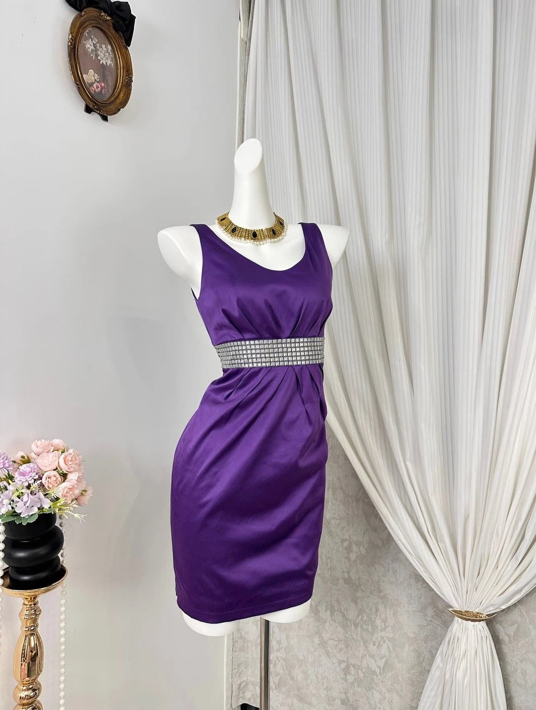 New Homecoming Dress Jewel Rinestone Back to School Outfits Party Dress D6905