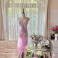 Elegant Homecoming Dress Spaghetti Strap Beading Applique Dress Back to School Outfits Party Dress  D6437