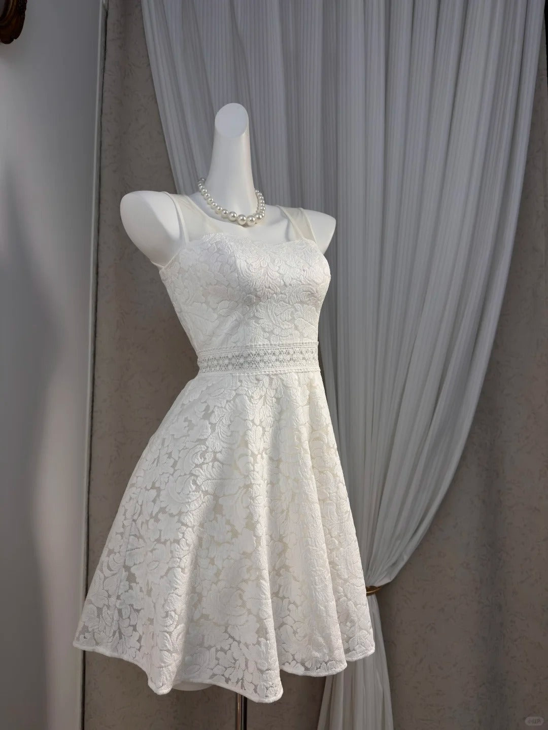 New Homecoming Dress Sheer Sharp Pleated Back to School Outfits Party Dress D6914