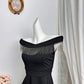 New Homecoming Dress Strapless Pleated Tassel Back to School Outfits Party Dress D6933