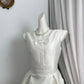New Homecoming Dress Jewel Bowknot Pleated Back to School Outfits Party Dress D6962