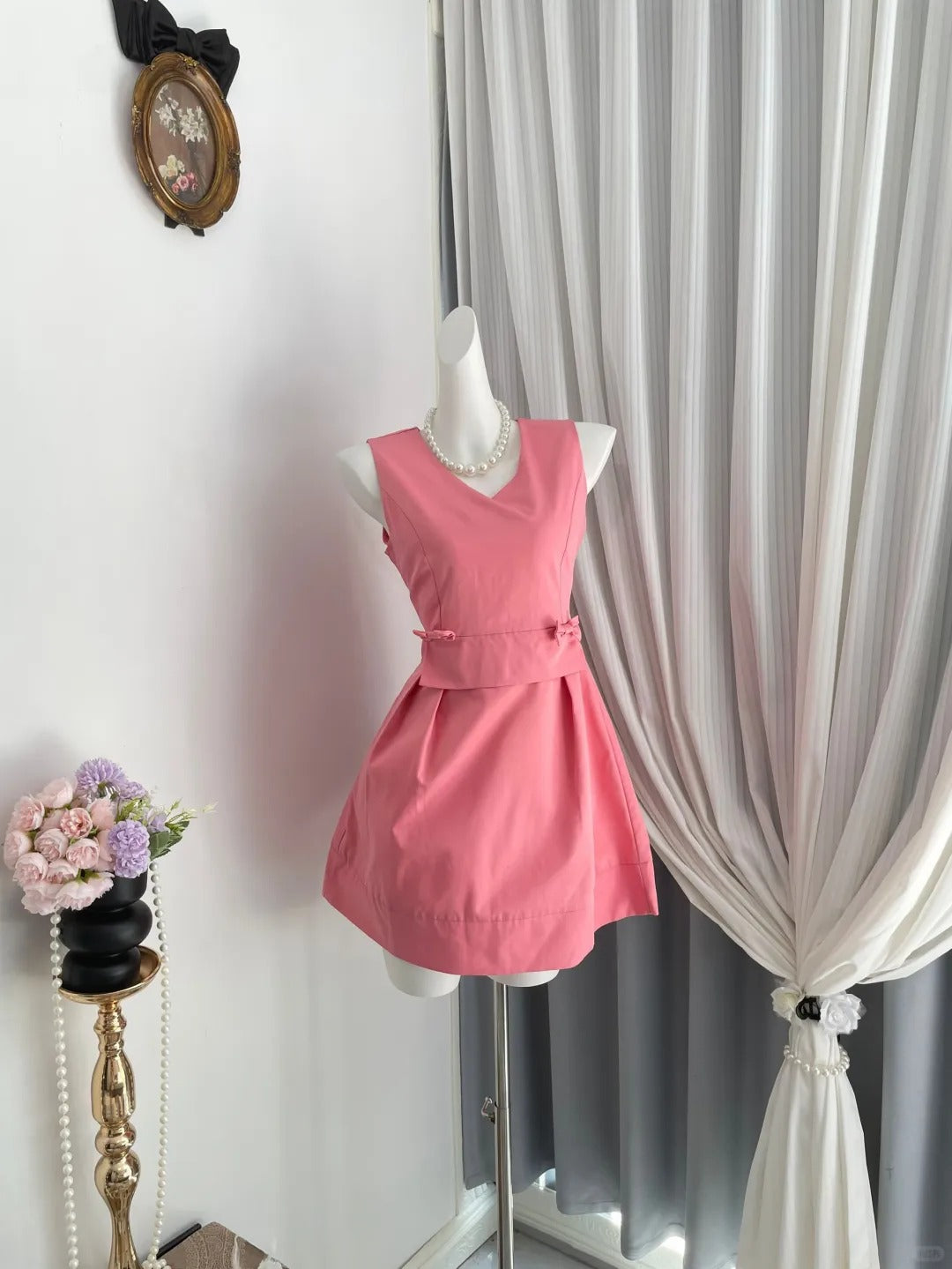 New Homecoming Dress Jewel Pleated Back to School Outfits Party Dress D6966