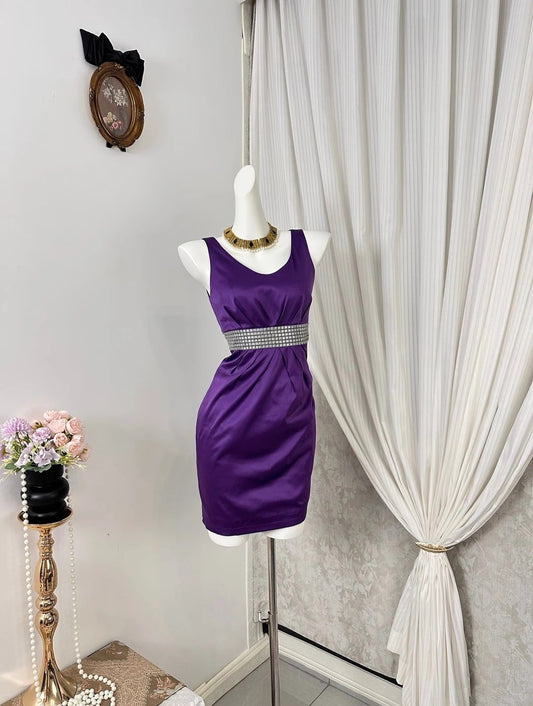 New Homecoming Dress Jewel Rinestone Back to School Outfits Party Dress D6905