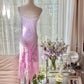 Elegant Homecoming Dress Spaghetti Strap Beading Applique Dress Back to School Outfits Party Dress  D6437