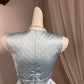 New Homecoming Dress Jewel Pleated Bowknot Back to School Outfits Party Dress D6911