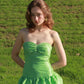 New Homecoming Dress Sweetheart Cascade Beaded Back to School Outfits Party Dress D6894