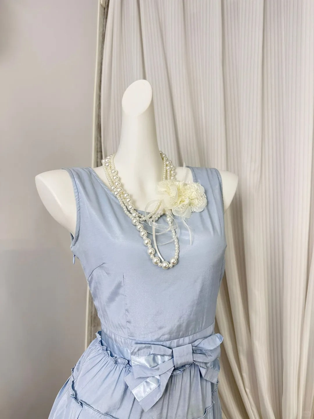 New Homecoming Dress Jewel Bowknot Back to School Outfits Party Dress D6931