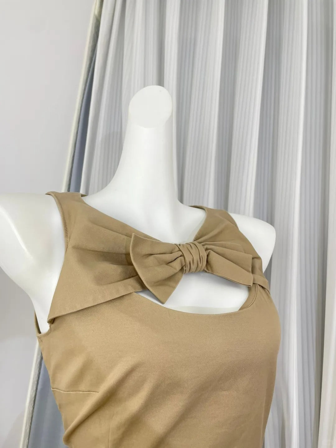 New Homecoming Dress Jewel Pleated Bowknot Back to School Outfits Party Dress D6965