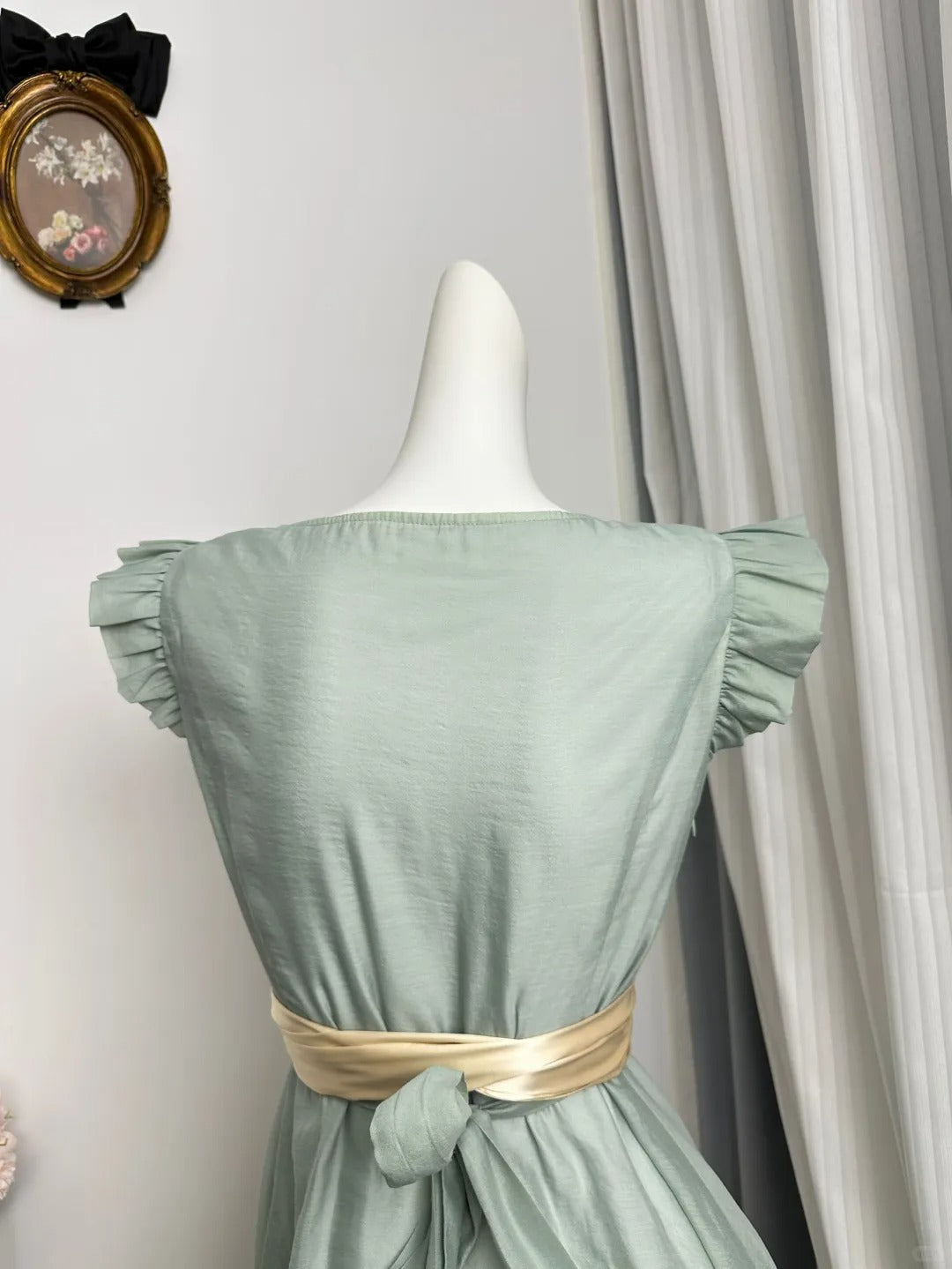 New Homecoming Dress Jewel Pleated Pearl Bowknot Back to School Outfits Party Dress D6934