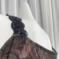 New Homecoming Dress Sheer Sharp Tulle Bowknot Sequins Back to School Outfits Party Dress D6954
