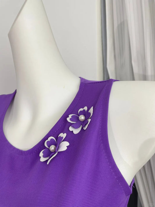 New Homecoming Dress Jewel Bowknot Back to School Outfits Party Dress D6960