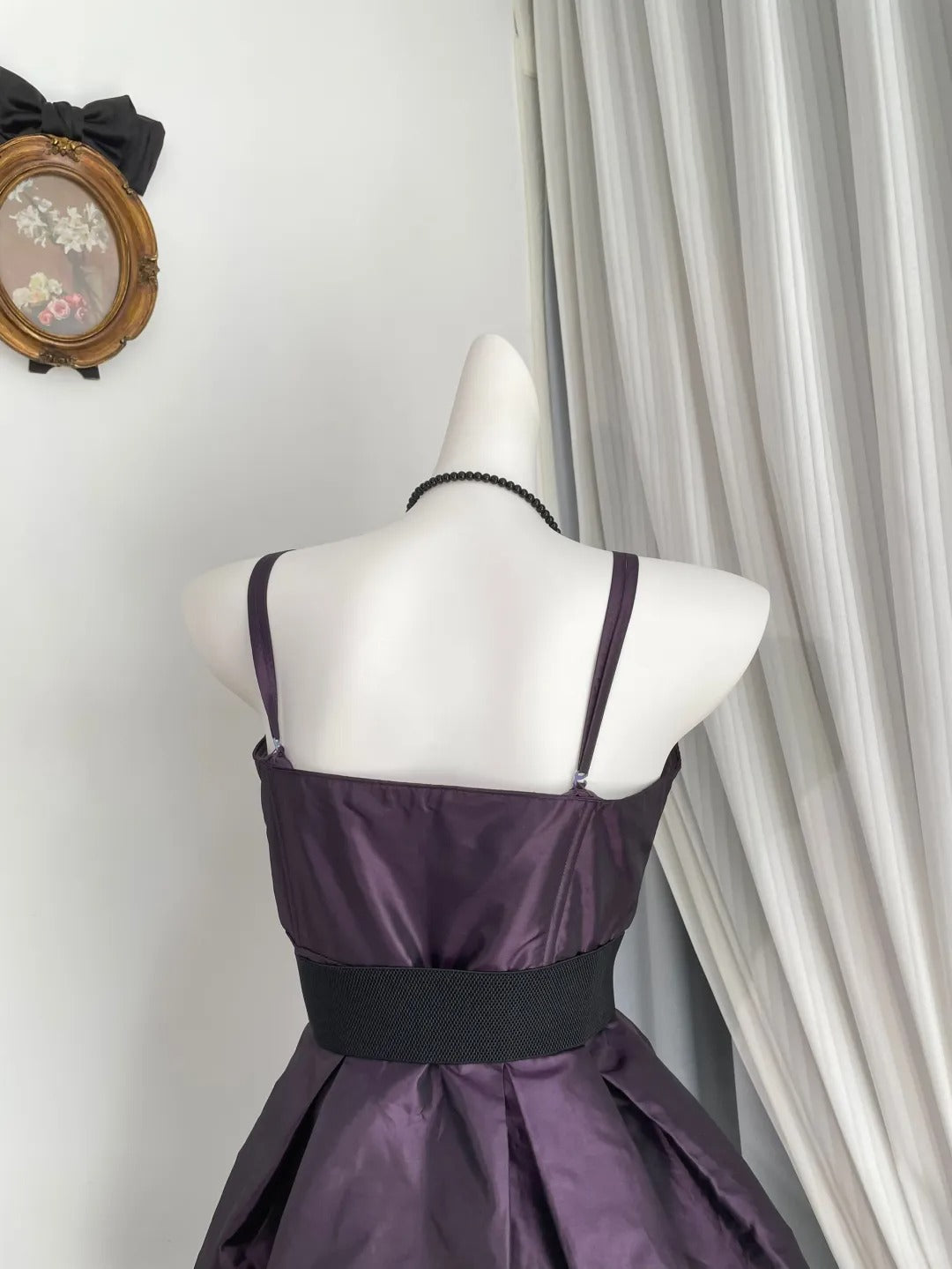 Pretty Homecoming Dress Sweetheart Pleated Bowknot Back to School Outfits Party Dress D6968