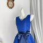 New Homecoming Dress Jewel Pleated Bowknot Back to School Outfits Party Dress D6967
