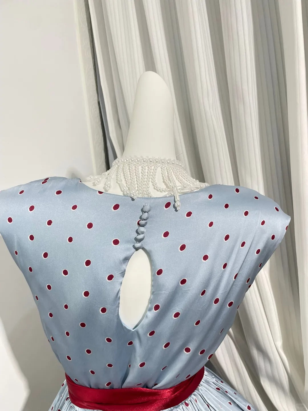 Pretty Homecoming Dress Jewel Pleated Bowknot Back to School Outfits Party Dress D6970