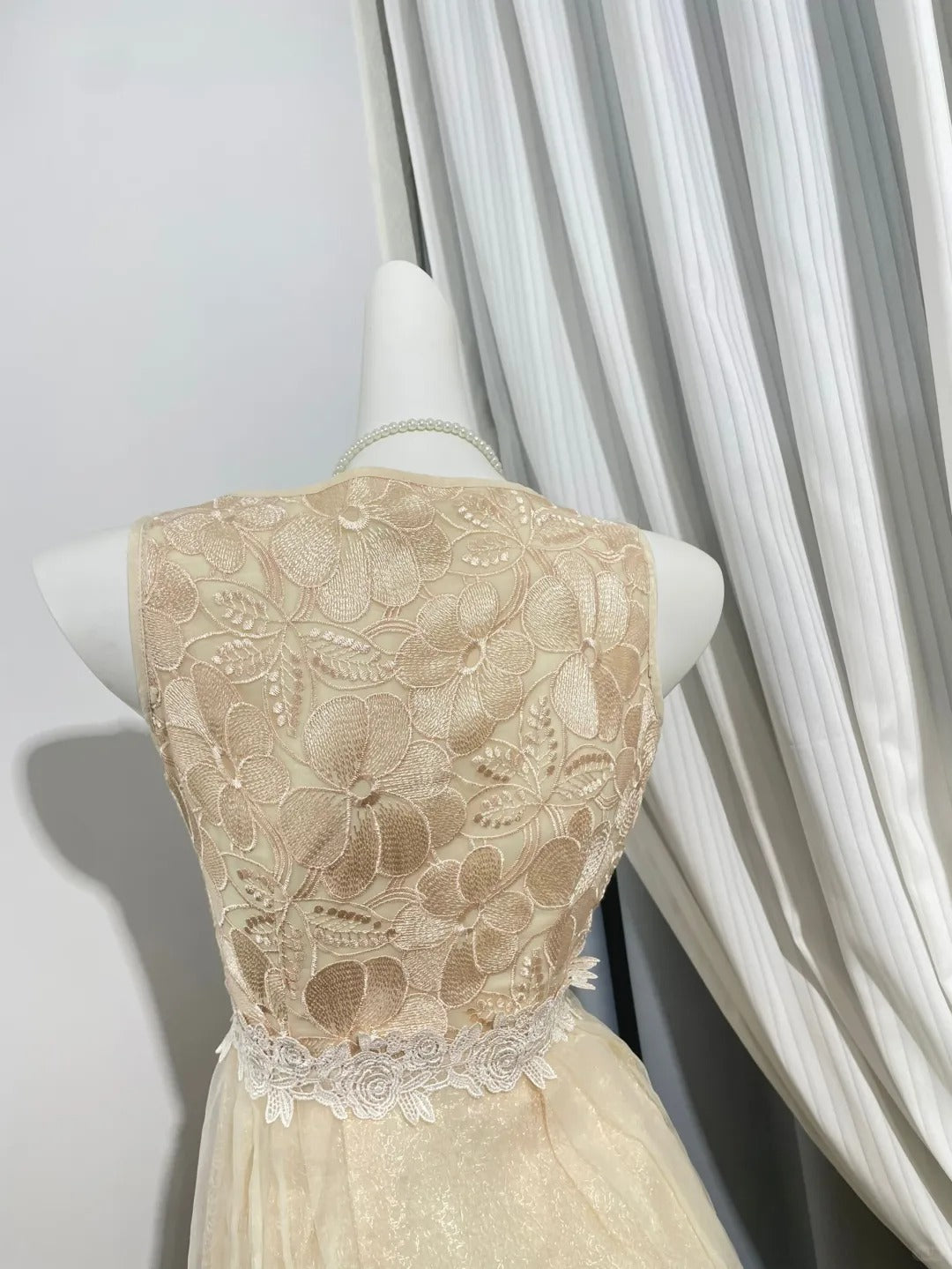 Pretty Homecoming Dress Jewel Lace Tulle Back to School Outfits Party Dress D6972
