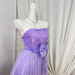 New Homecoming Dress Strapless Bowknot Tulle Back to School Outfits Party Dress D6909