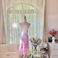 Elegant Homecoming Dress Spaghetti Strap Beading Applique Dress Back to School Outfits Party Dress  D6437