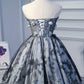 Elegant Homecoming Dress Sweetheart Tulle Flowers Short Prom Dress Back to School Outfits Party Dress  D6094