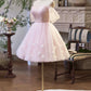 Beauty Homecoming Dress Off Shoulder Tulle  Short Prom Dress Birthday Party Outfits Cocktail Dress  D6028