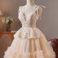 Chic Homecoming Dress Spaghetti Straps Tulle Lace  Short Prom Dress Back to School Outfits Party Dress  D6021