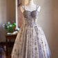 Chic Homecoming Dress Spaghetti Straps Tulle Applique Short Prom Dress Back to School Outfits Party Dress  D6040