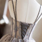 Chic Homecoming Dress Spaghetti Straps Tulle Applique Short Prom Dress Back to School Outfits Party Dress  D6040