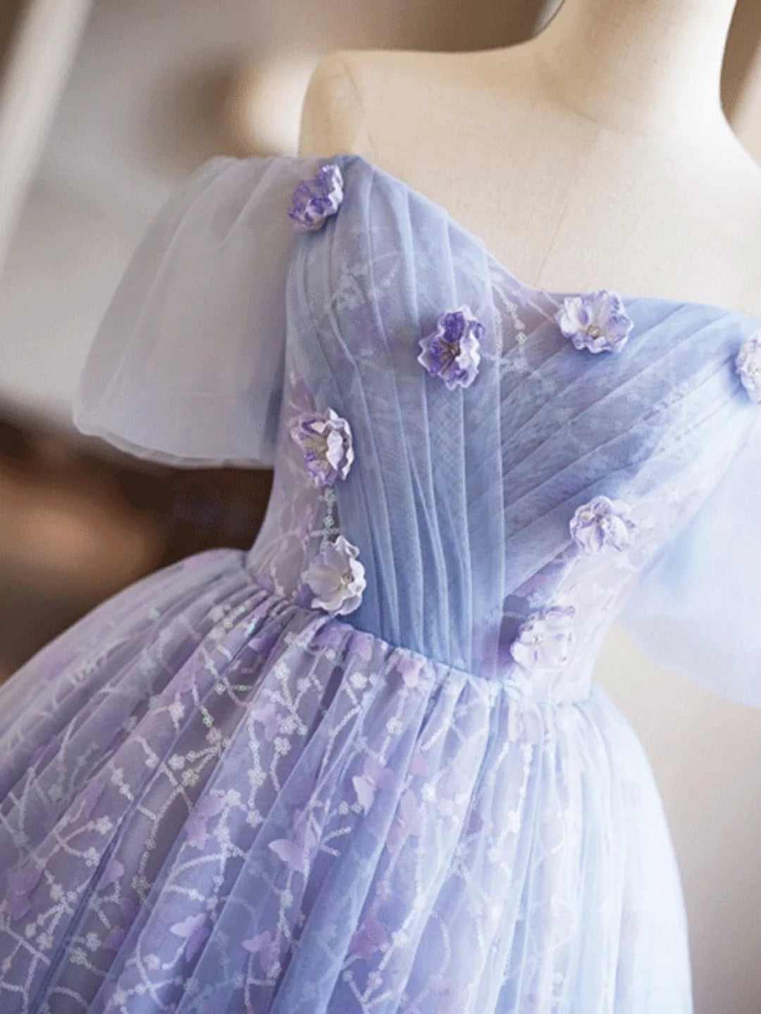Beauty Homecoming Dress Off Shoulder Appliques Sequins Short Prom Dress Birthday Party Outfits Cocktail Dress  D6030