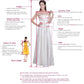 Vintage Simple A-line Ankle Length Long Prom Dresses Women Dress M2017