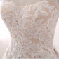 A Line Sweetheart Tulle Wedding Dress with Appliques,Strapless Prom Dresses M1406