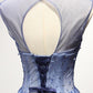New Arrival A Line Cheap Sheer Neck Prom Dress with Rhinestones, Long Tulle Party Dress M1746