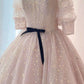 Pink Tulle Long Prom Dress Sweet 16 Dress Ball Gown M5403